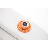 Masážní elektrické křeslo Prestige 3D MASSAGER s ionizátorem vzduchu, bílé