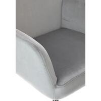 Relaxační křeslo s podnožkou Silver Luxury