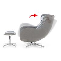 Elektrické masážní křeslo Safír Relax, antracitové