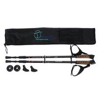 Trekingové hole, černé