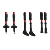 Trekingové hole, červené