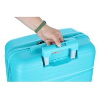 Cestovní kufr, tyrkysový