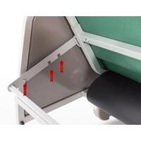 Kardiacké kreslo, zelené