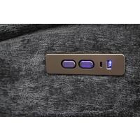 Stylové relaxační polohovací křeslo TRENDY, antracitové