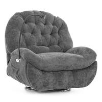 Stylové relaxační polohovací křeslo TRENDY, antracitové