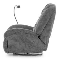 Stylové relaxační polohovací křeslo TRENDY, antracitové