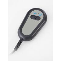 Masážní polohovací křeslo s vyklápěním COMFORT+, antracitová látka