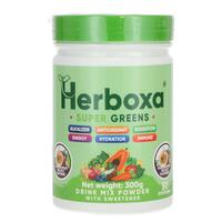 Herboxa SUPER GREENS Mučenka a mojito, 300 g