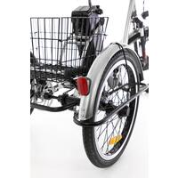 Tříkolové elektrické kolo Tornádo ZTECH, stříbrné