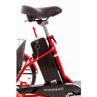 Tříkolové elektrické kolo Tornádo ZTECH, červené