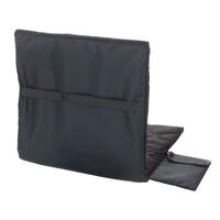 Přenosná vyhřívací podložka s opěradlem