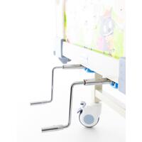 Dětská mechanická polohovací postel s matrací UNIZDRAV