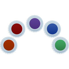 Kolorterapie (barevné filtry) k biolampě ActiveLight Professional