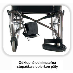 Mechanický Invalidní vozík skládací S- ECO 2
