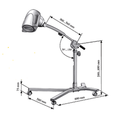 Biolampa Bioptron PRO 1 podlahový + Oxy sprej
