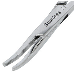 Mosquito svorka na cévy zahnutá 10,5 - 12,5 cm