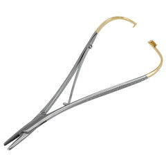 Mathieu jehelec s pozlacenou rukojetí 17 a 20 cm