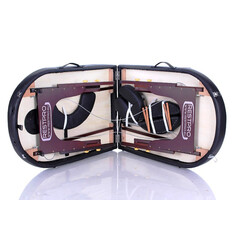 Dřevěné masážní lehátko VIP2 OVAL SET