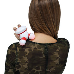 Masážní přístroj BEURER MG 16 trojnožka, červený