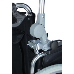 Deštník k vozíku, šedý