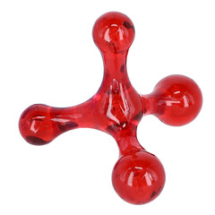 Masážní hlavice, červená