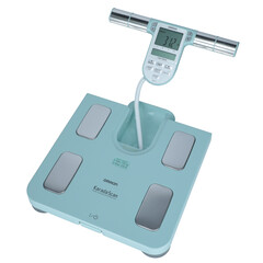 Analyzátor stavby lidského těla OMRON BF 511, tyrkysový