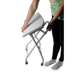 Stolička do sprchy skládací