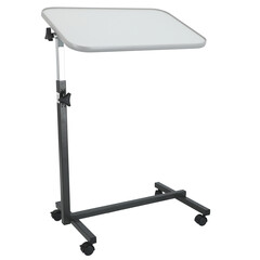 Lůžkový stolek k posteli bělosivý