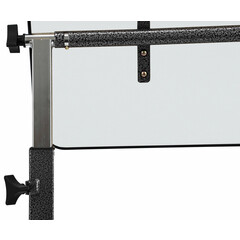 Lůžkový stolek k posteli bělosivý