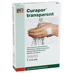 Curapor Transparent, 7x5 cm, 5 ks