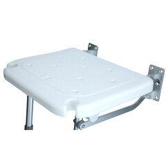 Nástěnná sklopná sedačka s nožkami