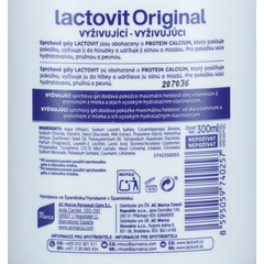 Sprchový gel Lactovit vyživující, 300 ml