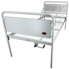 Polohovací postel mechanická - dvoudílná