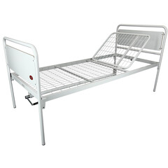 Polohovací postel mechanická - dvoudílná