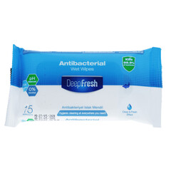Antibakteriální utěrky, 15 ks