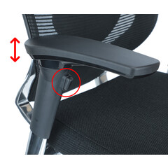 Ergonomická židle Office, černá