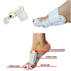 Korektor hallux valgus na den i noc