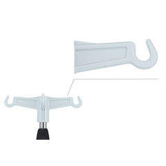 Infuzní stojan s 5 kolečky