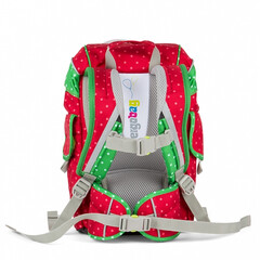 Taška pro předškoláka Ergolino - červeno / zelená tečkovaná