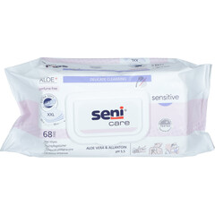 SENI CARE vlhčené ubrousky Sensitive, 68 ks