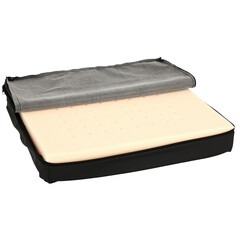 Perforovaná sedačka s vysokoelastické pěny 46 x 46 x 7cm