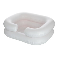 Gumové umyvadlo na vlasy s přenosnou sprchou