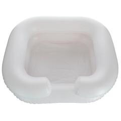 Gumové umyvadlo na vlasy s přenosnou sprchou