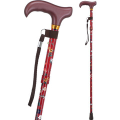 Skládací hůl barevná s poutkem (84 - 93 cm)