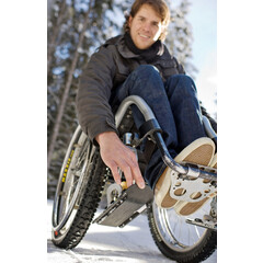 Minilyže na invalidní vozík