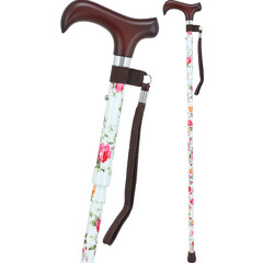 Skládací hůl s poutkem Roses