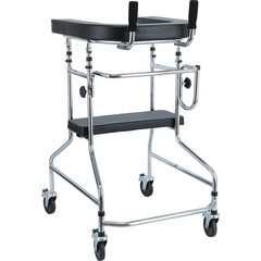 Pojízdné chodítko s opěrnou plochou a sedadlem