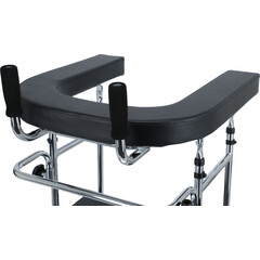 Pojízdné chodítko s opěrnou plochou a sedadlem