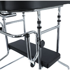 Pojízdné chodítko s opěrnou plochou a sedadlem