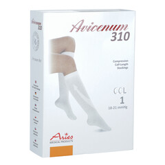 Avicenum 310 DEN – lýtkové punčochy, bílé